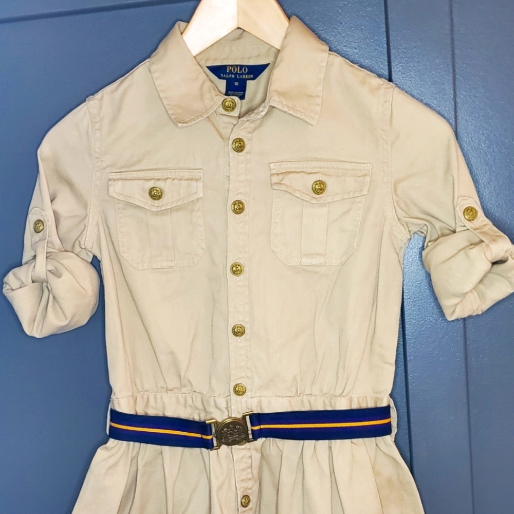 Polo Khaki Trench Dress (size 10)